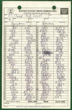 Load image into Gallery viewer, 1981 United States Chess Championship and Zonal Qualifier (Score Sheets) Joel Benjamin vs the field
