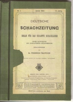 Deutsche Schachzeitung, Volume 78