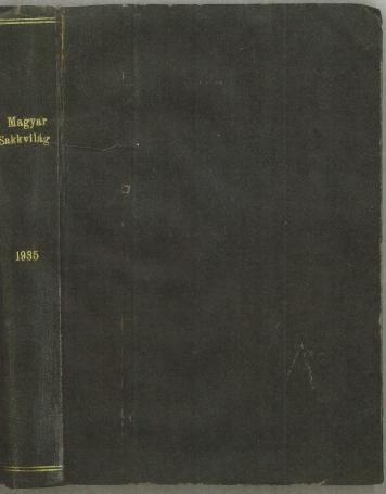 Magyar Sakkvilag, Volume 20