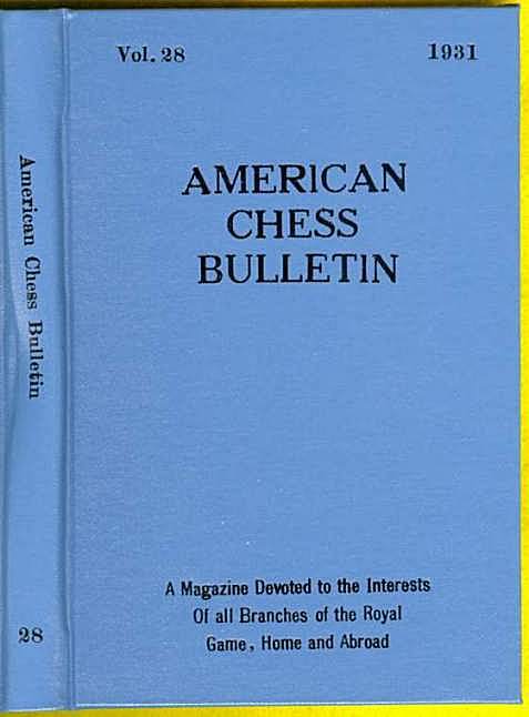 American Chess Bulletin Volume 28