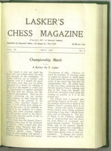 Load image into Gallery viewer, Lasker&#39;s Chess Magazine, Volume VI
