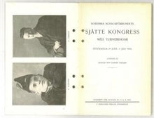 Load image into Gallery viewer, Nordiska SchackfÃ¶rbundets SjÃ¤tte Kongress Med Turneringar Stockholm 25 Juni - 7 Juli 1912

