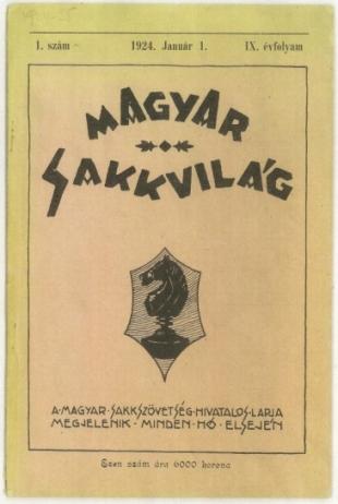 Magyar Sakkvilag, Volume 9