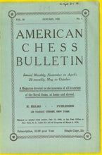 Load image into Gallery viewer, American Chess Bulletin Volume XX (20)
