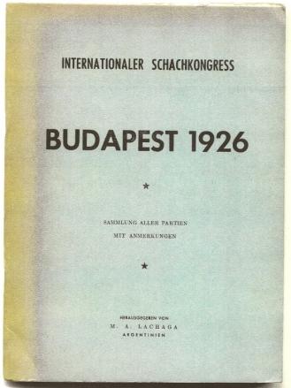 Internationaler Schachkongress Budapest 1926