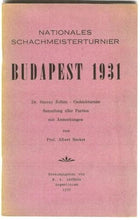 Load image into Gallery viewer, Nationales Schachmeisterturnier Budapest 1931
