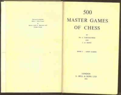 500 Master Games of Chess