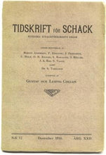 Load image into Gallery viewer, Tidskrift för Schack, Volume 22

