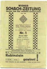 Load image into Gallery viewer, Wiener Schach-Zeitung. Organ fur das gesamte Schachleben Volume XXXIV (34)
