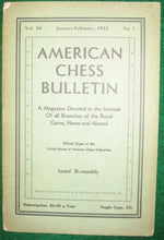 Load image into Gallery viewer, American Chess Bulletin Volume 40
