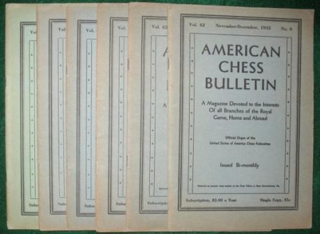 American Chess Bulletin Volume 42