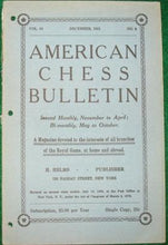 Load image into Gallery viewer, American Chess Bulletin Volume 18

