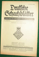 Load image into Gallery viewer, Deutsche Schachblatter, Volume 26

