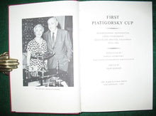 Load image into Gallery viewer, First and Second Piatigorsky Cup with Programs &lt;font color=blue&gt;signed&lt;/font&gt;
