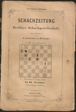 Load image into Gallery viewer, Schachzeitung der Berliner Schachgesellschaft Volume XIV (14)
