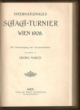 Load image into Gallery viewer, Internationales Schachturnier Wien 1908
