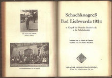 Load image into Gallery viewer, Das Internationale Schachmeisterturnier im Grandhotel Panhans am Semmering 1926/Bad Sliac 1932/Schachkongress Bad Liebwerda 1934
