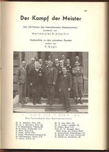 Load image into Gallery viewer, Internationales und 37 Schweizerisches Schachturnier in Zï¿½rich 1934
