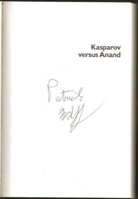 Load image into Gallery viewer, Kasparov versus Anand. The Inside Story of the 1995 World Chess Championship Match
