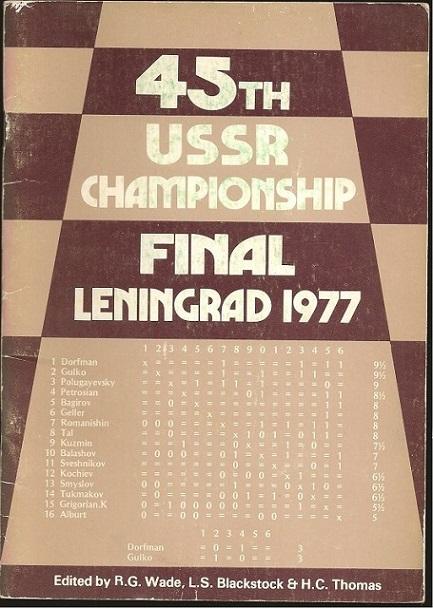 45th USSR Championship Final, Leningrad 1977