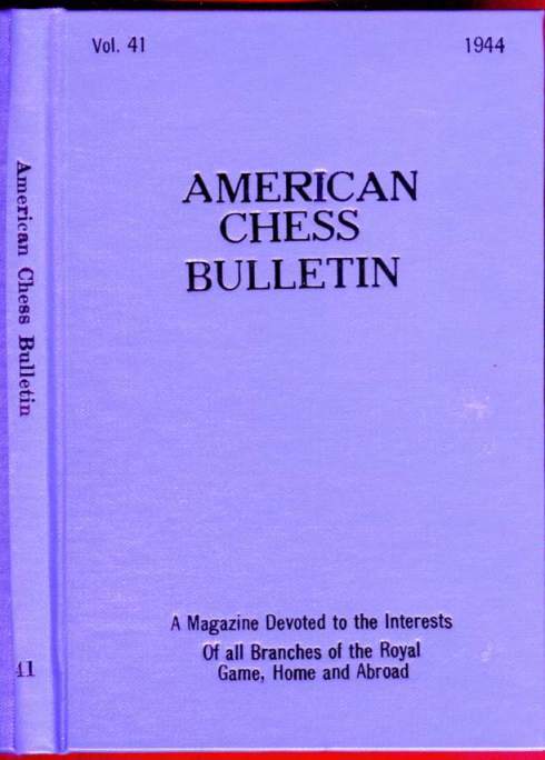American Chess Bulletin Volume 41