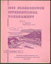 Load image into Gallery viewer, 1930 Scarborough International Tournament
