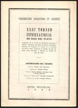 Load image into Gallery viewer, XXII Torneo Internacional de Ajedrez Mar del Plata 21 de Marzo 10 de Abril 1959 (Daily Bulletins)
