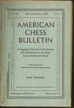 Load image into Gallery viewer, American Chess Bulletin Volume 38
