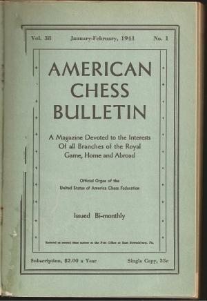 American Chess Bulletin Volume 38