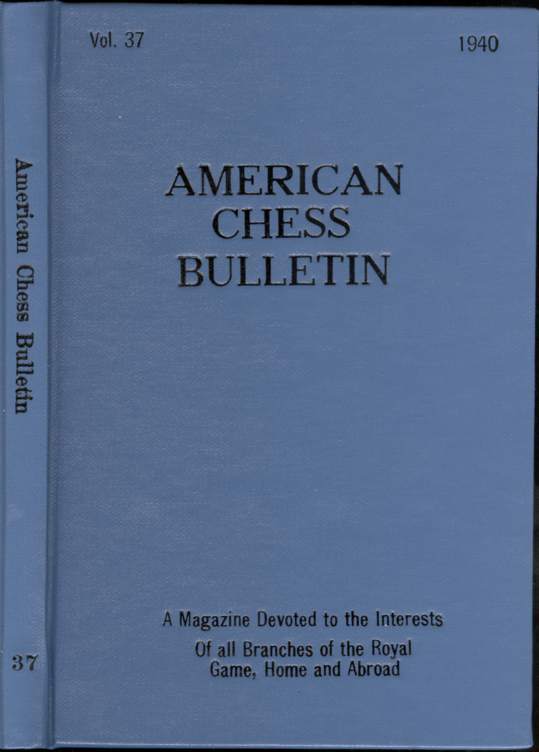 American Chess Bulletin Volume 37