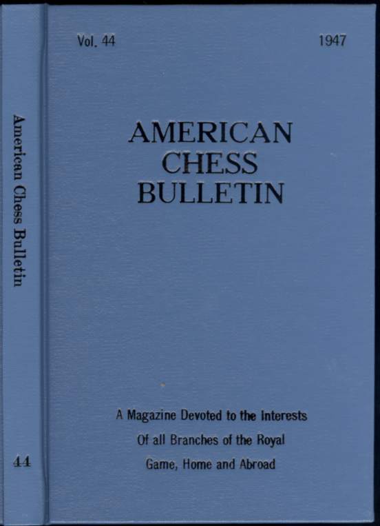 American Chess Bulletin Volume 44
