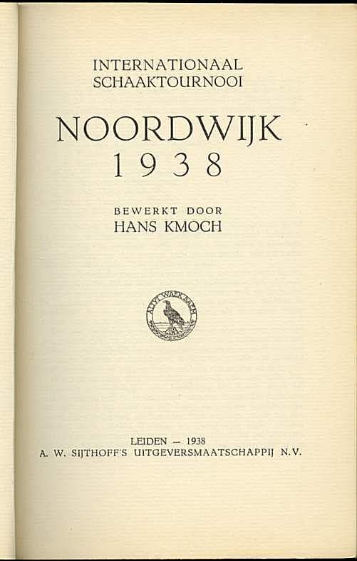 International Schaaktournooi Noordwijk 1938