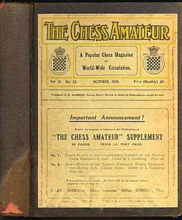 The Chess Amateur Volume III