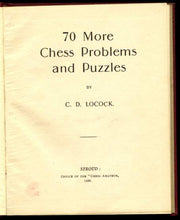 Load image into Gallery viewer, 70 More Chess Problems and Puzzles
