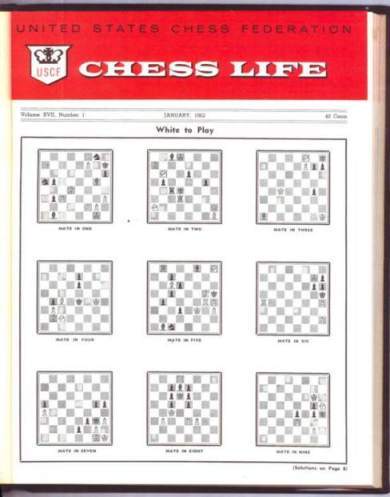Chess Life: Official Publication of the United States Chess Federation Volume XVII (17)