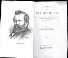 Load image into Gallery viewer, A Memorial to William Steinitz: Containing a Selection of his Games Chronologically Arranged with an Analysis of Play
